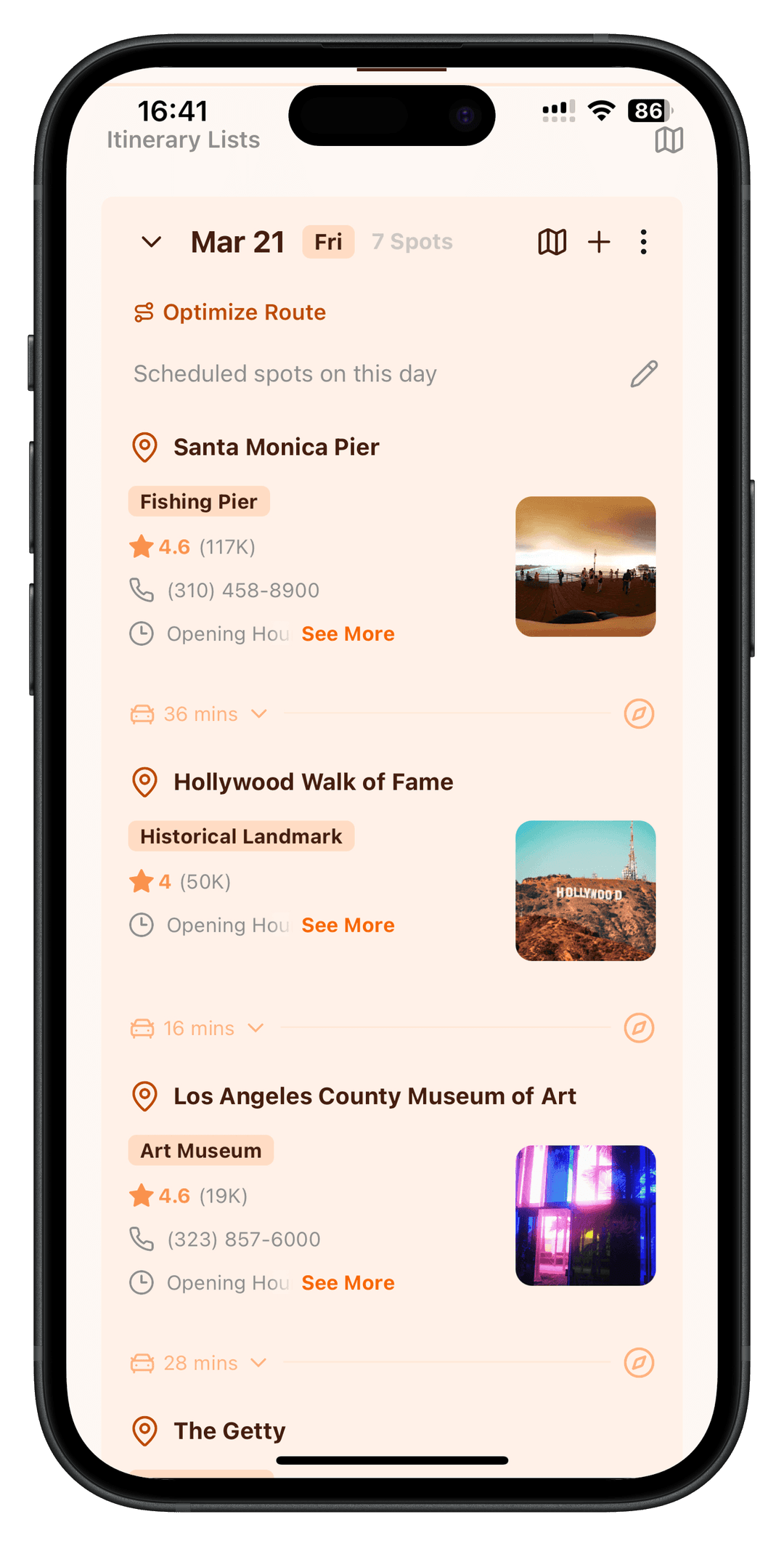 Tripee collaboration feature screen