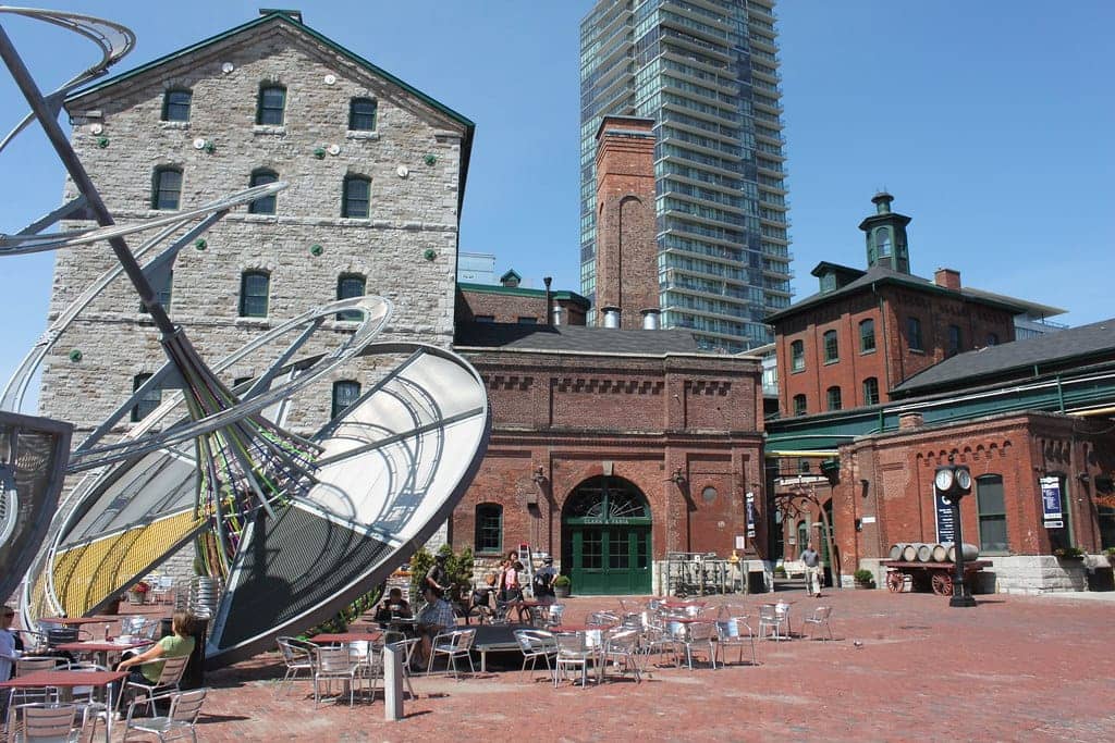 Street art at the Distillery District