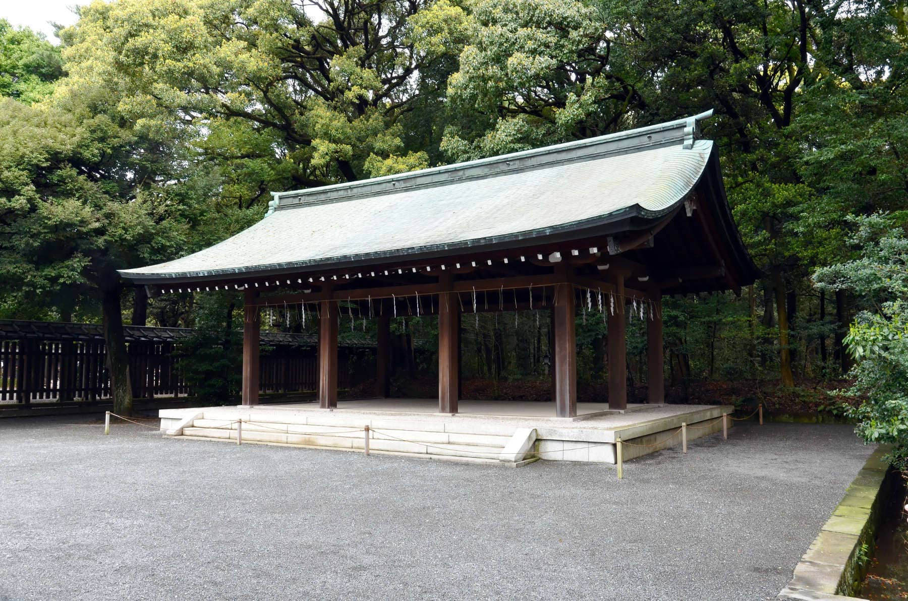 The serene Meiji Shrine